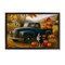 Stupell Industries Autumnal Farmland Collie Dog Floating Frame, design by Tom Crehan